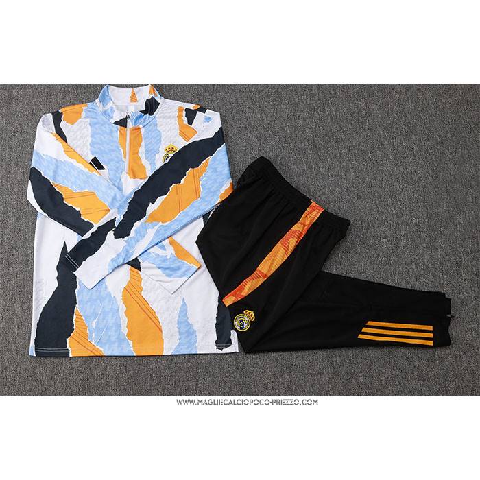 Tuta da Track Felpa
 Real Madrid Bambino
 Giallo
 24-25 Bianco
 y